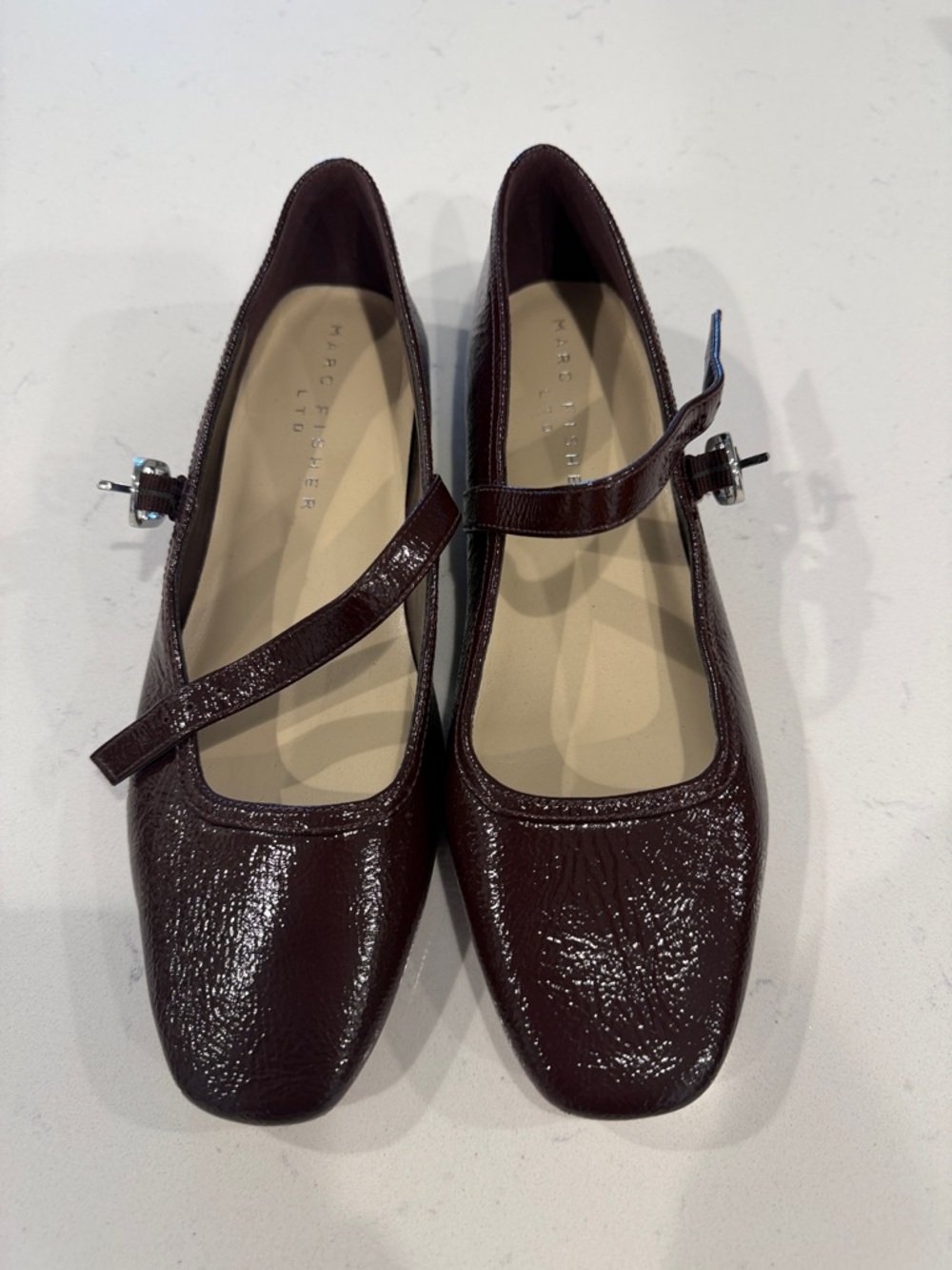 Gently used Garissa Mary Jane Flat women’s 7 M Marc Fisher - Picture 2 of 5